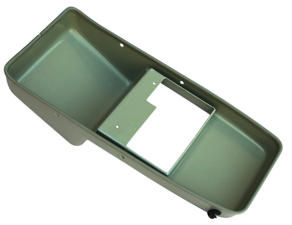 Консоль потолочная для установки р/c Mitsubishi L200/Pajero Sport без выреза под р/c, серая.jpg
