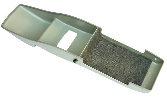 Консоль потолочная для установки р/c УАЗ Патриот рестайлинг 2015, без выреза под р/c, серая.jpg