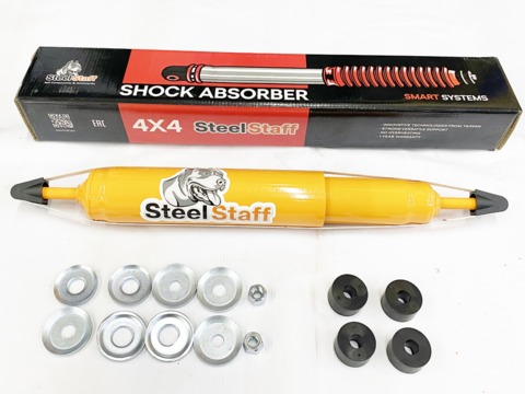 Амортизатор SteelStaff передний Toyota Land Cruiser 80/105 (лифт 50 мм) NitroGas