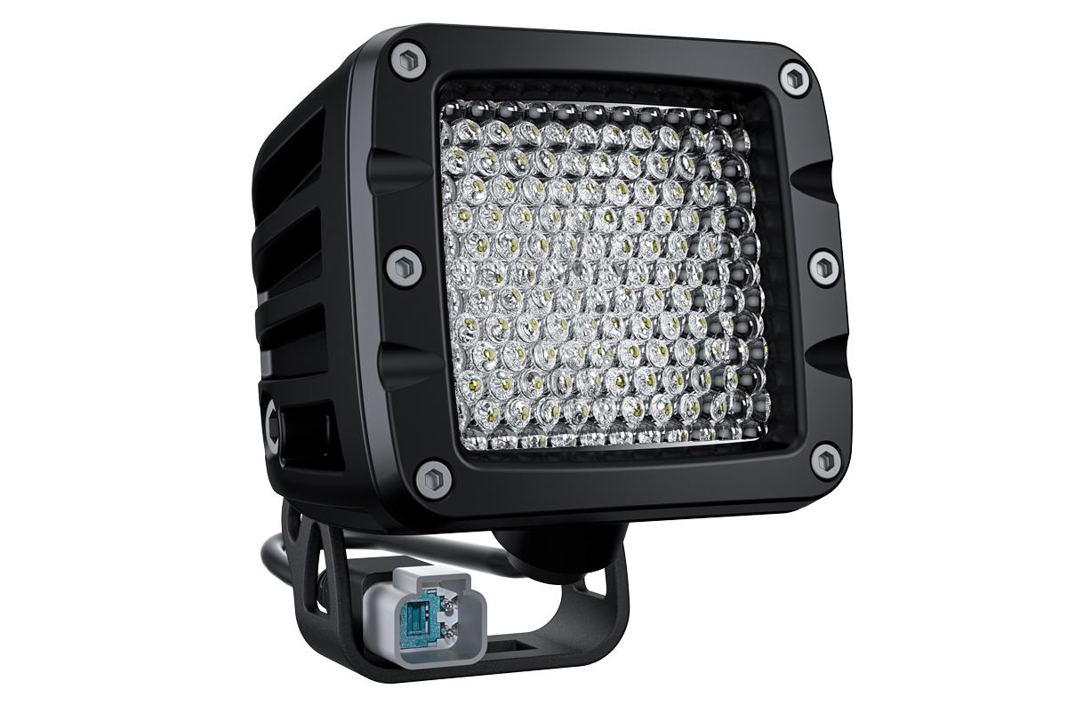 Светодиодная фара рабочего света AURORA 76x76 мм 40W