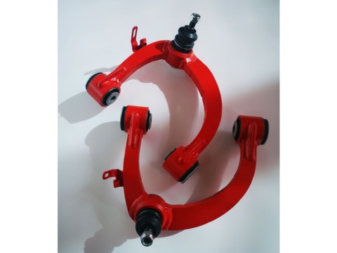 Рычаги верхние под лифт 50-100мм для  Toyota LC100/ Lexus LX470 (цвет: Красный)