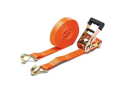 Ремень стяжной с крюками 25мм (3,0т. 0.5м и 3.5м) оранжевый