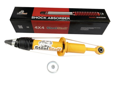 Амортизатор SteelStaff передний Toyota Hilux 2005-2014, 2015+, Prado 120/150, FJ Cruiser лифт 0-50 мм NitroGas