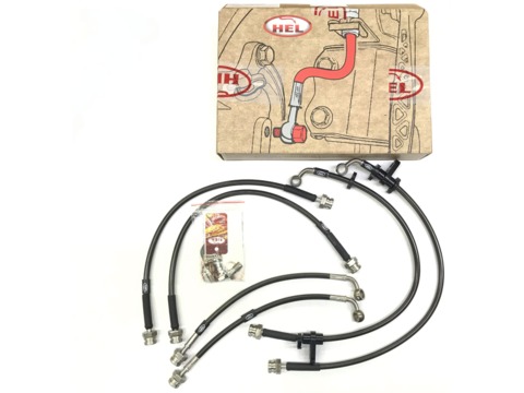 Toyota Land Cruiser 100 2006- (Лифт 50 мм). Комплект из 6 армированных тормозных шлангов