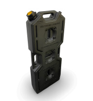 Канистра Экстрим Самара 20л (Черная) с малым клапаном + крышка носик