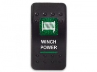 Клавиша Winch Power 12-24В с зеленой подсветкой
