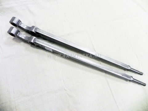 Продольные рычаги передней подвески УАЗ Хантер/ Патриот +10мм +3 гр из массива с сайлентблоками