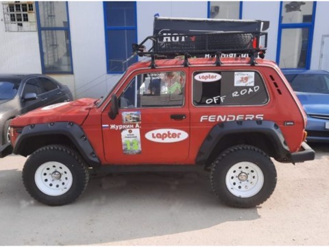 Расширители колёсных арок ВАЗ НИВА 2121 (максимальный вырез арок)