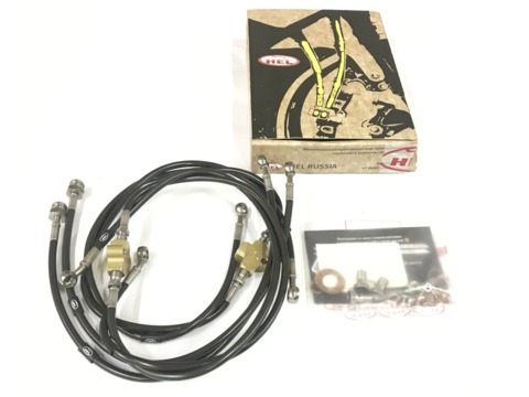 Комплект из 6 армированных тормозных шлангов для Yamaha Grizzly 700