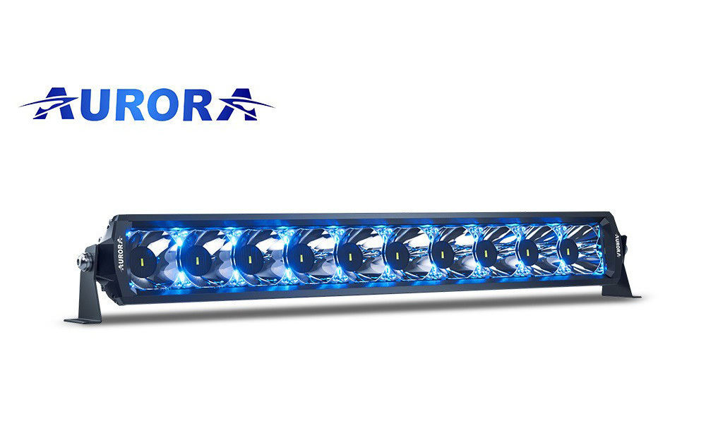 Светодиодная фара дальнего света AURORA 508 мм 150W с RGB подсветкой