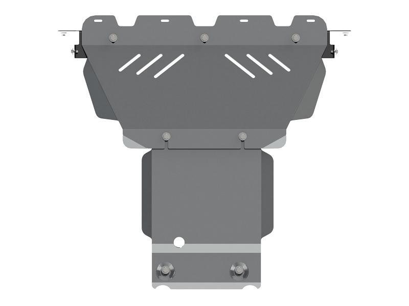 Защита картера Jeep Grand Cherokee WK2 2010-2013, 2013-2022 (Алюминий 5мм)