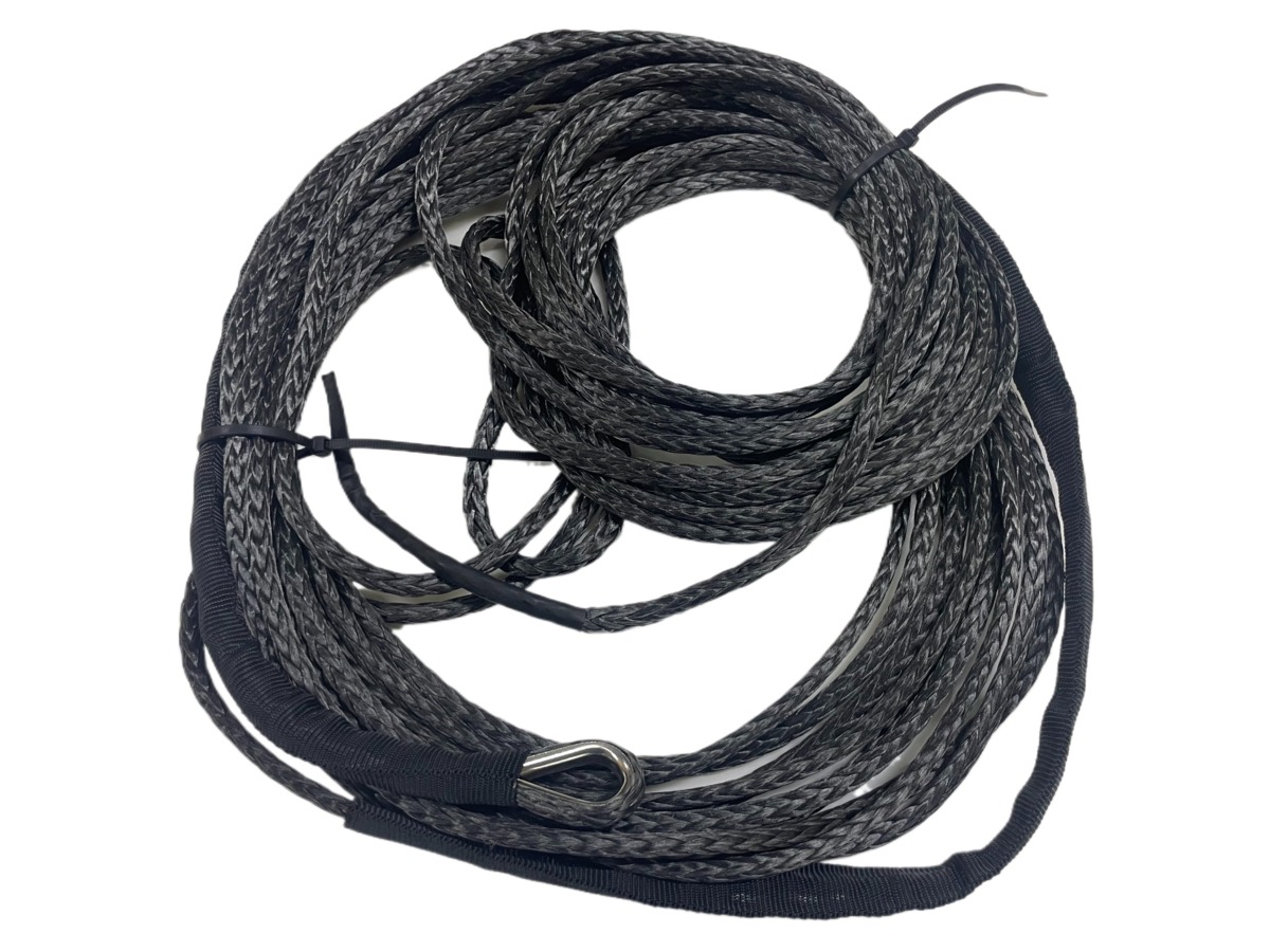 Трос синтетический для лебедки 4REVO AX2500S, AX3500S, AX4500S 15м 5мм