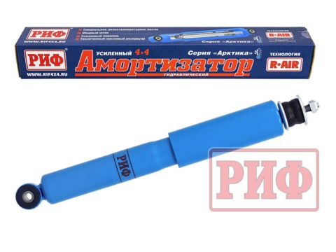 Амортизатор РИФ "Арктика" передний усиленный штатный и лифт 50 мм Chevrolet Niva / Lada Niva Travel