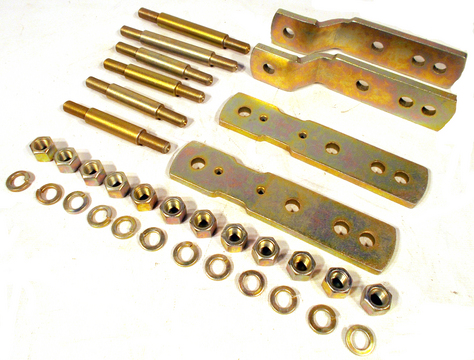 Серьги усиленные удлиненные на Toyota Hilux VIII 2015- (лифт 5см)