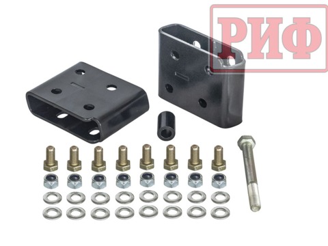 Комплект проставок РИФ для переноса траверсы коробки передач УАЗ Патриот на 38 мм