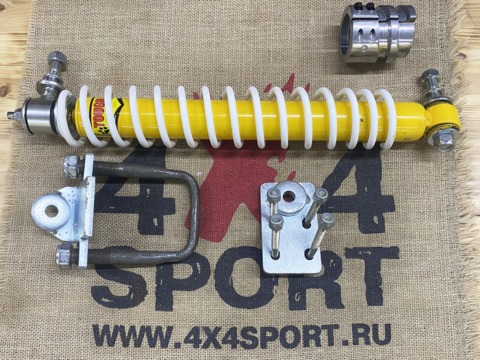 Комплект рулевой стабилизатор SS5001 с креплением для Уаз Патриот до 2019 г.в.