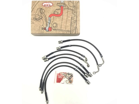 Toyota Land Cruiser 80 ABS (Лифт 50 мм). Комплект из 7 армированных тормозных шлангов