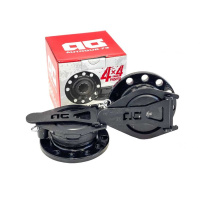 Муфты (хабы) УАЗ включения переднего моста (хабы мини) ручные V2.0 с фиксатором крышки и ключом