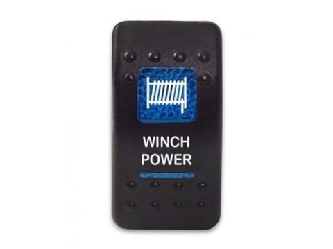 Клавиша Winch Power 12-24В с синей подсветкой