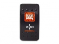 Клавиша для управления лебедкой 12-24В с оранжевой подсветкой WINCH