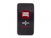 Клавиша для управления лебедкой 12-24В с красной подсветкой WINCH