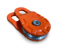 Блок усиления (полиспаст) 9т. с тавотницей (оранжевый)