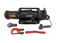 Лебедка автомобильная 4REVO JET 9000s 12В (Синтетический трос)