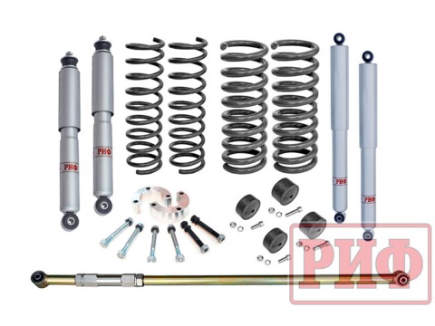 Лифт-комплект РИФ газовый ВАЗ Нива 21214М лифт 50 мм +0-50 кг