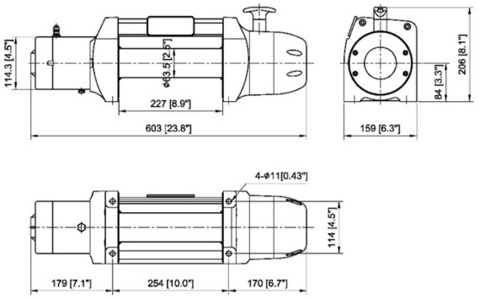 Лебедка автомобильная электрическая COMEUP Seal Gen2 9.5s (12В)jpg