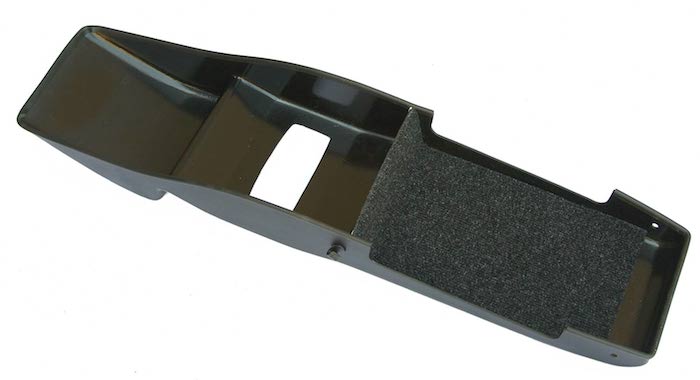 Консоль потолочная для установки р/c УАЗ Патриот рестайлинг 2015, без выреза под р/c, черная.jpg